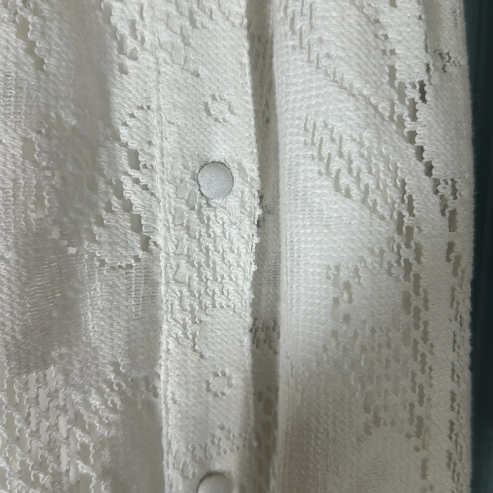 Boston Proper Lace Button Up Maxi Dress- Excellent condition worn once - Picture 12 of 12